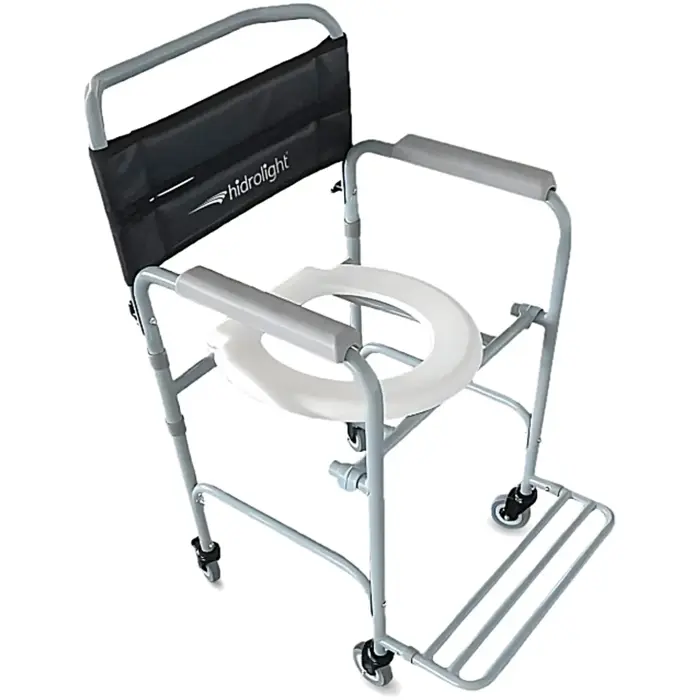 Cadeira de Banho Idoso Desmontável Até 100kg SC103 Hidrolight
