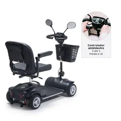 Cadeira de Rodas Motorizada Scooter LB Light Elétrica Até 136Kg Dellamed