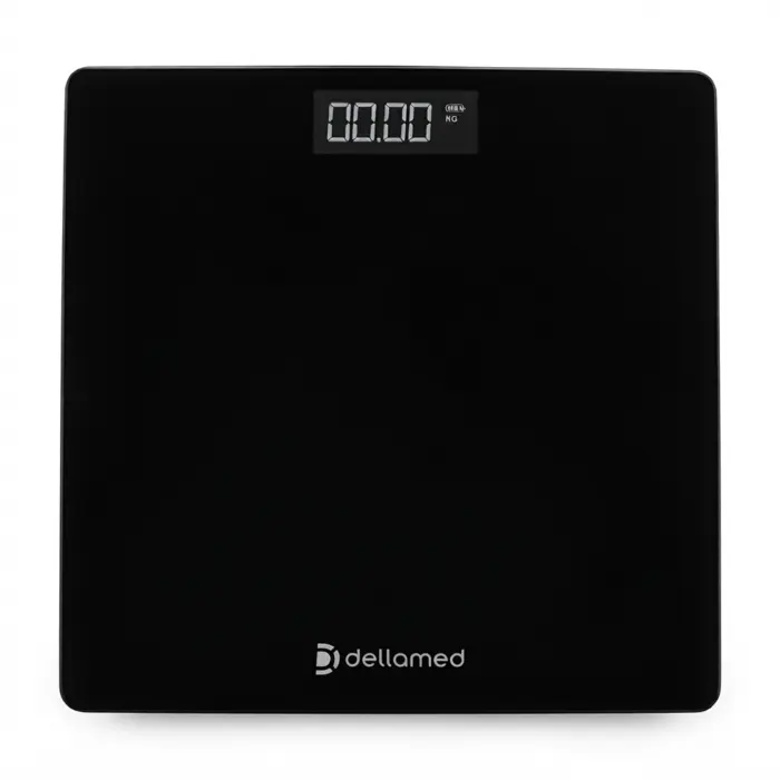 Balança Digital Corporal Smart Tela LED Preta Até 180kg Dellamed