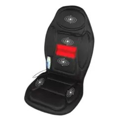 Assento Massageador Carro e Casa 5 Motores com Aquecimento - Supermedy