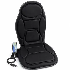 Assento Massageador Carro e Casa 5 Motores com Aquecimento - Supermedy