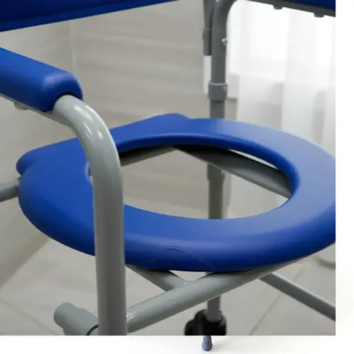 Cadeira de Banho Higiênica Supermedy Basic Slim - Até 90kg - Em Aço