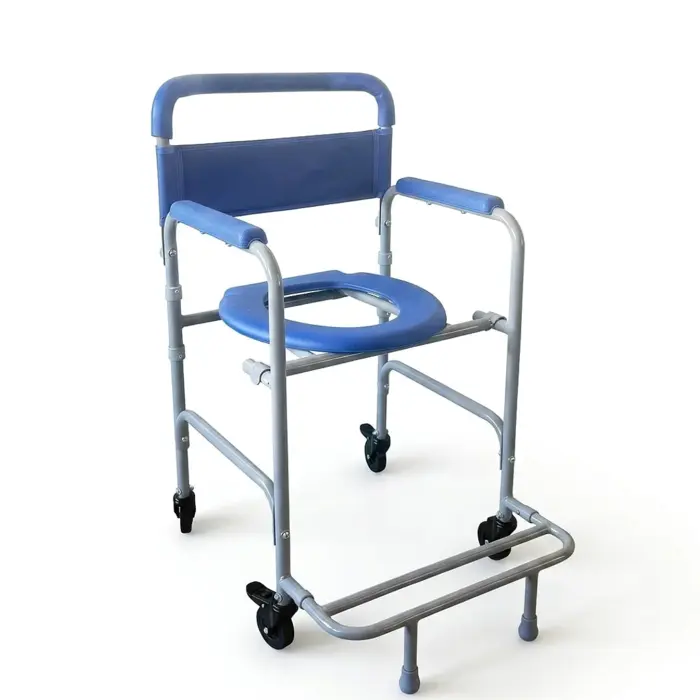 Cadeira de Banho Higiênica Supermedy Basic Slim - Até 90kg - Em Aço