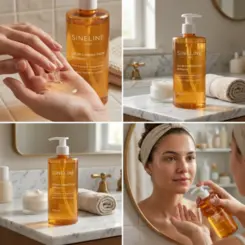 Gel de Limpeza Facial Antiacne 500ml com Ácido Salicílico e Niacinamida Sineline