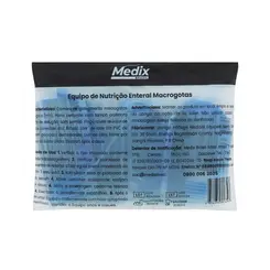 Equipo Para Sonda De Alimentação Enteral Macrogotas 150cm Medix Unidade