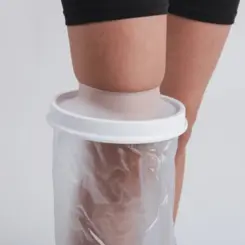 Protetor Impermeável de Perna para Curativo Gesso Banho - Tovcare
