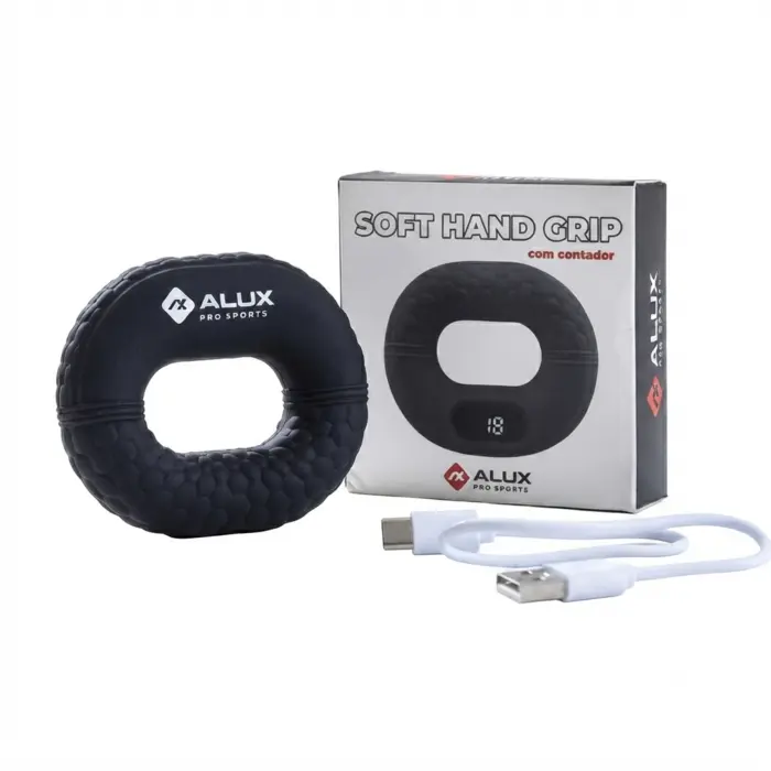 Soft Hand Grip Com Contador Digital A20 Alux
