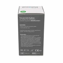 KIT Tiras Para Medir Glicose Próxima Alive 150 Unidades