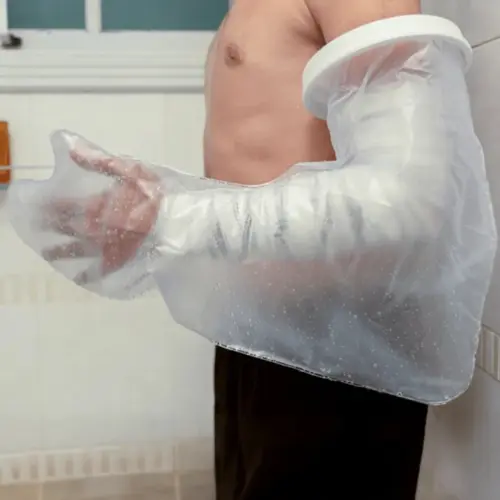 Protetor Impermeável de Braço para Curativo Gesso Banho - Tovcare