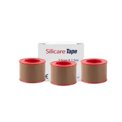 KIT Fita De Silicone Silicare Tape 2,5cm X 1,5cm Vita Medical 3 Unidades