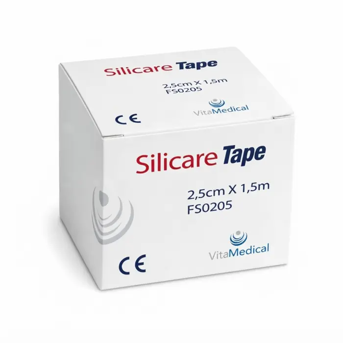 KIT Fita De Silicone Silicare Tape 2,5cm X 1,5cm Vita Medical 3 Unidades