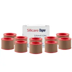 KIT Fita De Silicone Silicare Tape 2,5cm X 1,5cm Vita Medical 10 Unidades