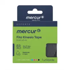 Fita Kinesio Tape BC0198 Preto Mercur