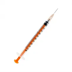 Seringa Descartável Para Insulina Com Agulha 13x0,45mm 1ml Medix 100 Unidades