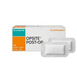 Curativo Opsite Post-OP Pós Cirúrgico 6,5x5cm Smith 100 Unidades