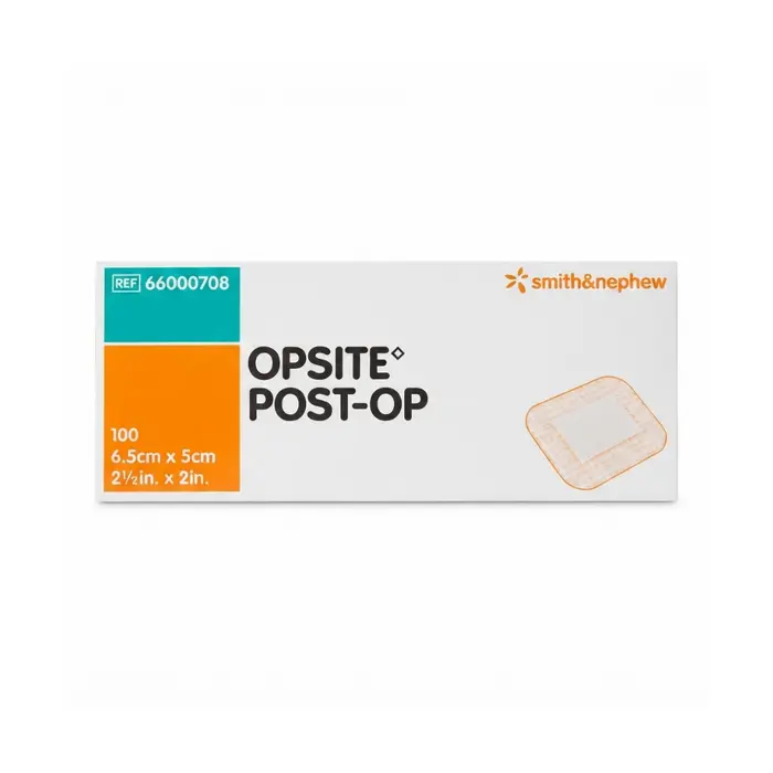 Curativo Opsite Post-OP Pós Cirúrgico 6,5x5cm Smith 100 Unidades