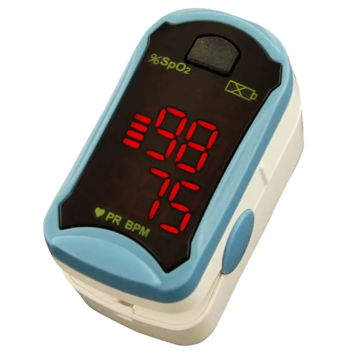 Oxímetro de Dedo Portatil G-tech OXILDC2 Medidor de Saturação de Oxigênio