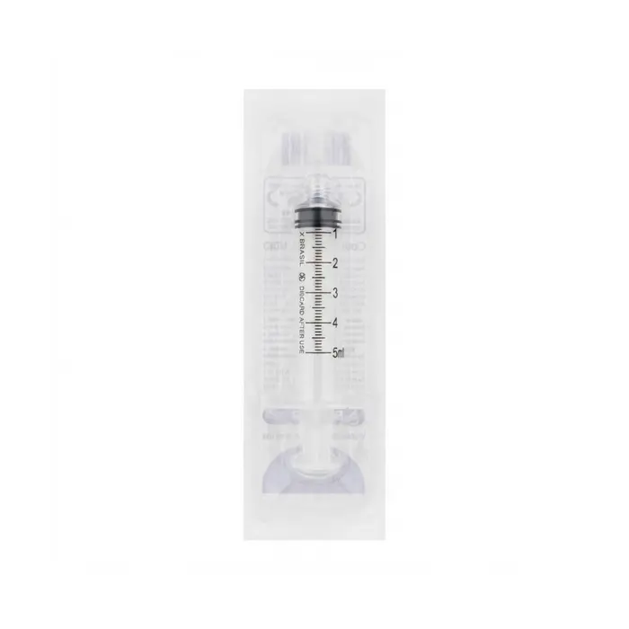 Seringa Hipodérmica Sem Agulha Bico Rosca 5ml Medix 100 Unidades