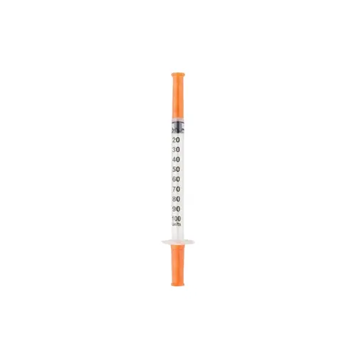 Seringa Descartável Para Insulina Com Agulha 8x0,30mm 1ml Medix 100 Unidades