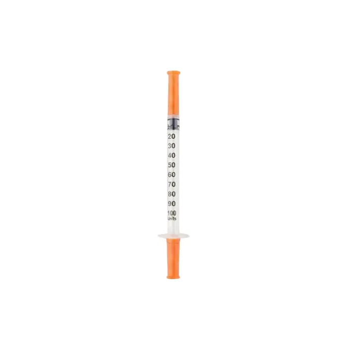 Seringa Descartável Para Insulina Com Agulha 8x0,30mm 1ml Medix 100 Unidades