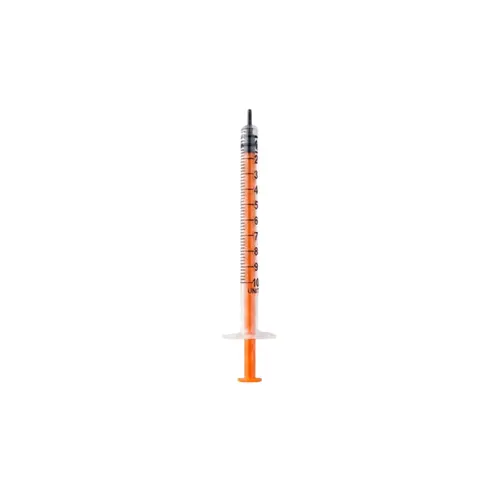 Seringa Descartável Para Insulina Sem Agulha Bico Slip 1ml Medix 100 Unidades