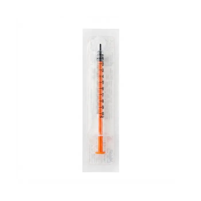 Seringa Descartável Para Insulina Sem Agulha Bico Slip 1ml Medix 100 Unidades