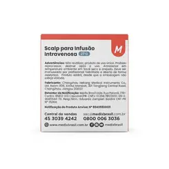 Scalp Para Infusão Intravenosa 27G Medix 100 Unidades