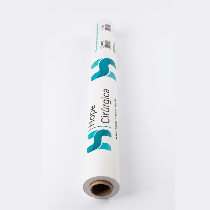 Papel Lençol Descartável 70cm x 50m 100% Celulose Hope