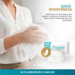 Papel Toalha Interfolha 1000 Folhas 100% Celulose Branco - Hope