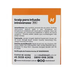 Scalp Para Infusão Intravenosa 19G Medix 100 Unidades