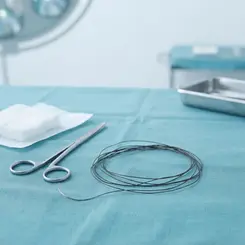 Fio De Sutura Nylon Preto 2-0 AG 3/8 20mm Medix 24 Unidades