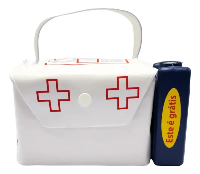 Kit Transporte de Insulina 2000ml Bolsa Térmica com Gelo Rígido Incluso