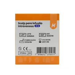 Scalp Para Infusão Intravenosa 23G Medix 100 Unidades