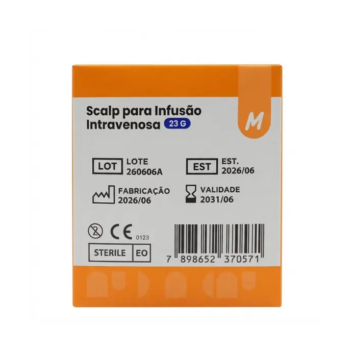 Scalp Para Infusão Intravenosa 23G Medix 100 Unidades
