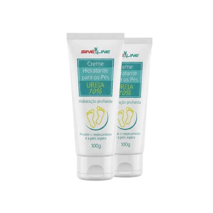 Creme Hidratante Para Os Pés Ureia 10% 100g Sineline 2 Unidades