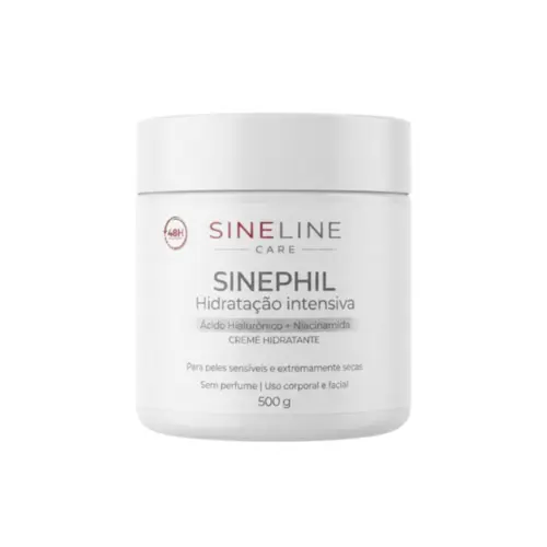 Creme De Hidratação Intensiva Sinephil 500g Sineline 3 Unidades