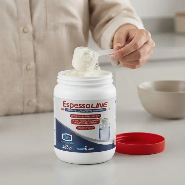Espessante Alimentar Espessaline 400g Sineline 4 Unidades