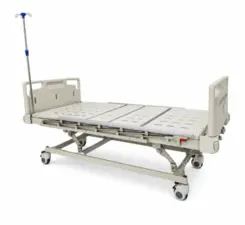 Cama Hospitalar Manual 3 Movimento Até 250kg Elevação De Altura - Supermedy