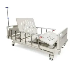 Cama Hospitalar Manual 3 Movimento Até 250kg Elevação De Altura - Supermedy