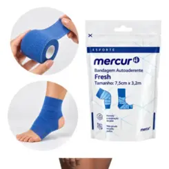 Bandagem Autoaderente Fresh Mercur Refrescante 7,5cm X 3,2m Unidade