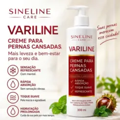 Creme para Varizes Variline 300ml Sineline Care