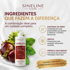 Creme para Varizes Variline 300ml Sineline Care
