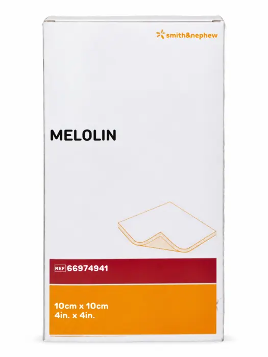 Curativo De Espuma Melolin 10x10cm Smith & Nephew – Unidade