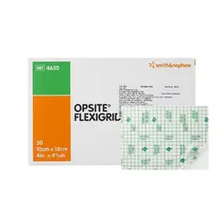 Curativo Opsite Flexigrid Filme Transparente 10x12cm Smith Unidade