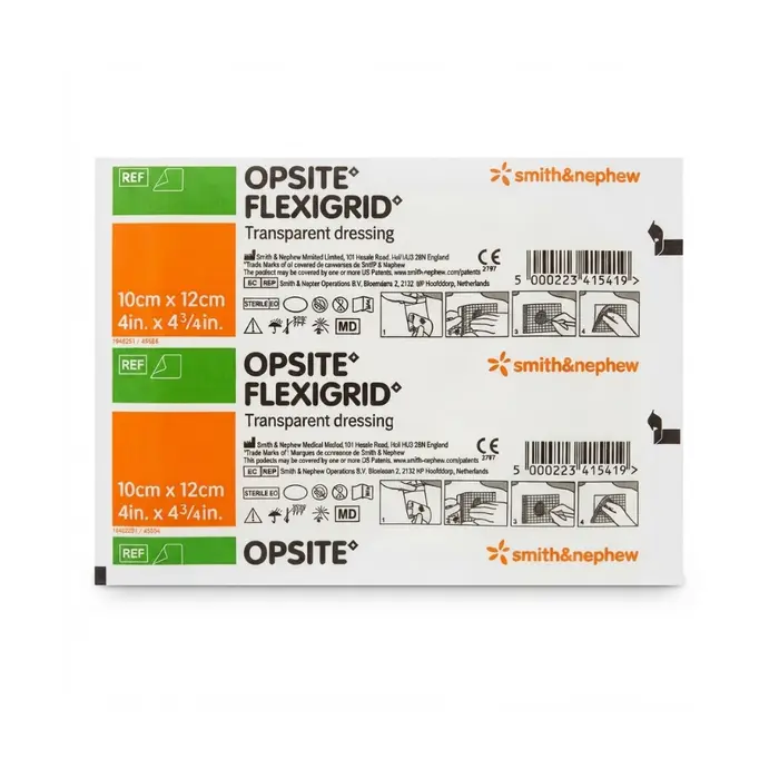Curativo Opsite Flexigrid Filme Transparente 10x12cm Smith Unidade