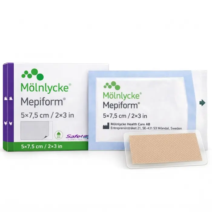 Curativo De Silicone Mepiform 5x7,5cm Mölnlycke