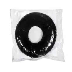 Almofada Redonda Classic Preta Naturlatex Unidade