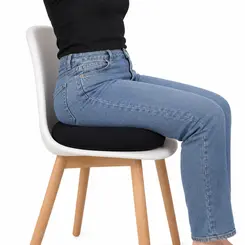 Almofada Redonda Classic Preta Naturlatex Unidade