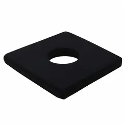 Almofada Quadrada Confort Plus Preta Naturlatex Unidade