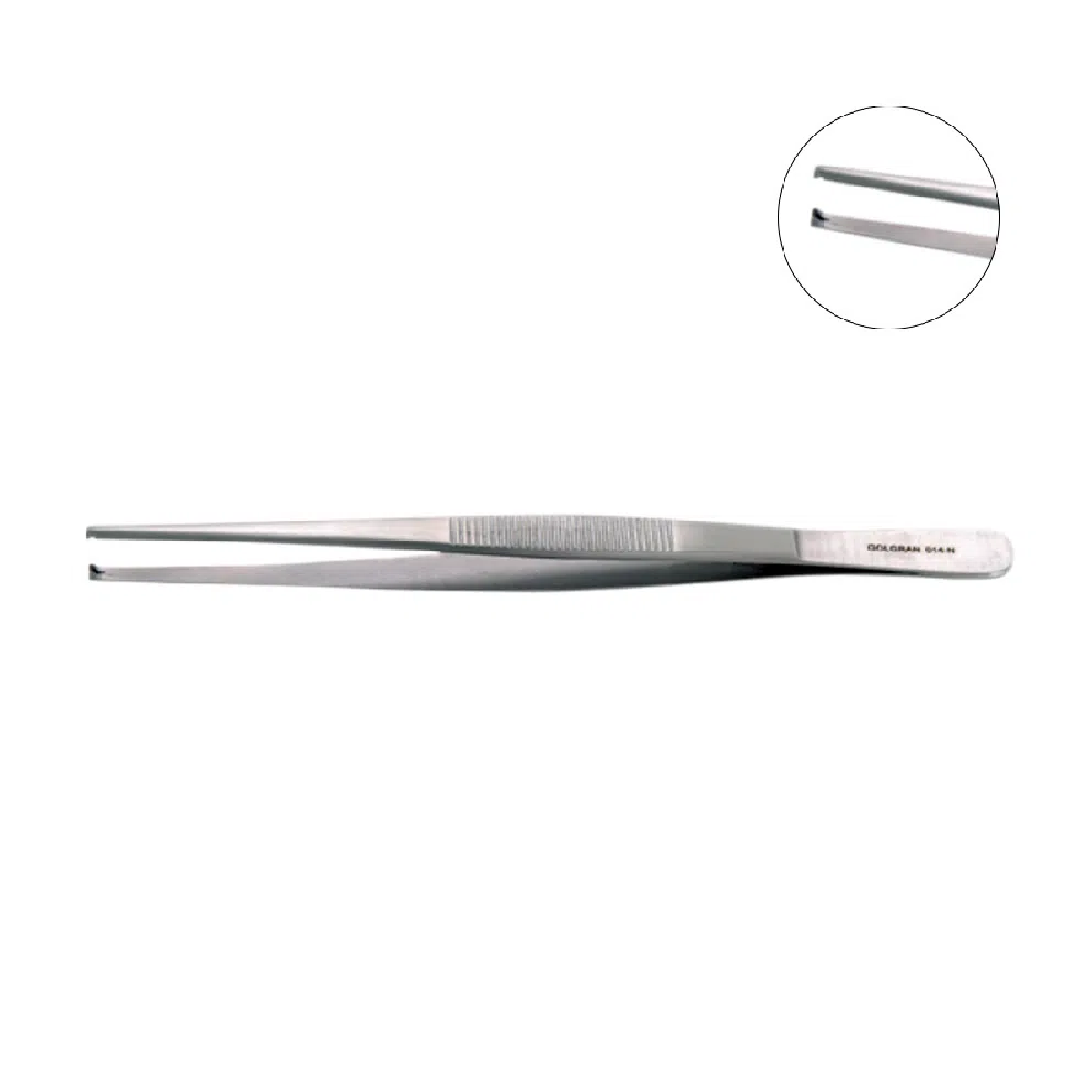 Pinça Anatômica Dente de Rato 14cm - Golgran: Precisão e Qualidade
